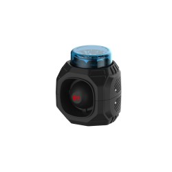 Girofar LED magnetic (239 km/h) cu sirena si difuzor inclus 110db - Albastru